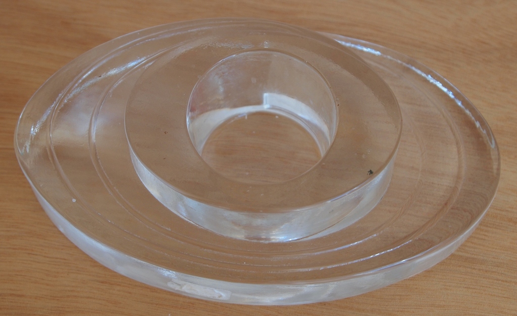 Design 'ijsblok' glazen votive kandelaar kopen? Bied vanaf 1!