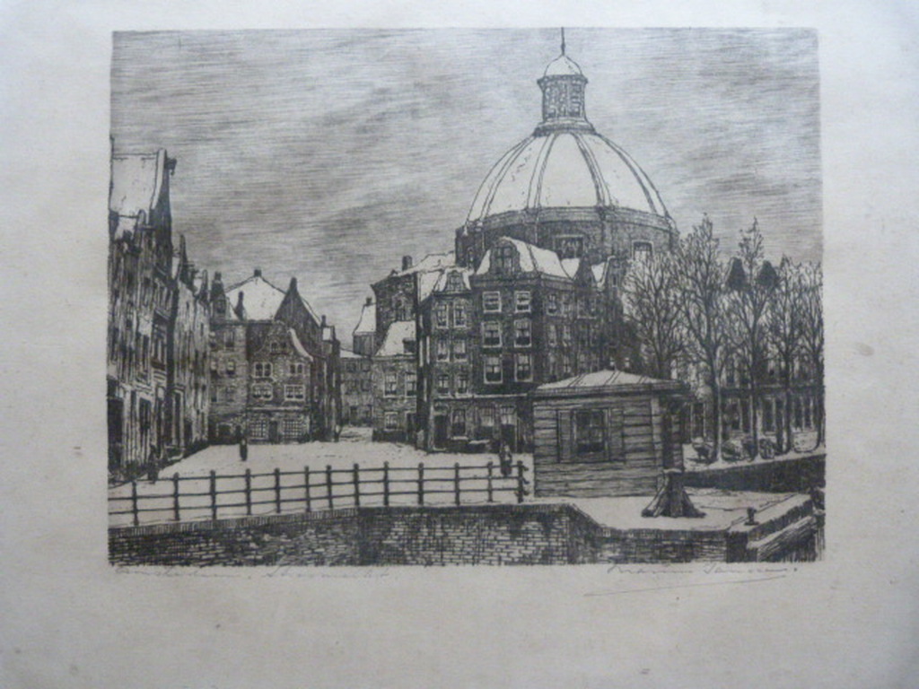 Lot van drie etsen J. Jacobs, M. Janssen, Jac. J. Koeman kopen? Bied vanaf 1!