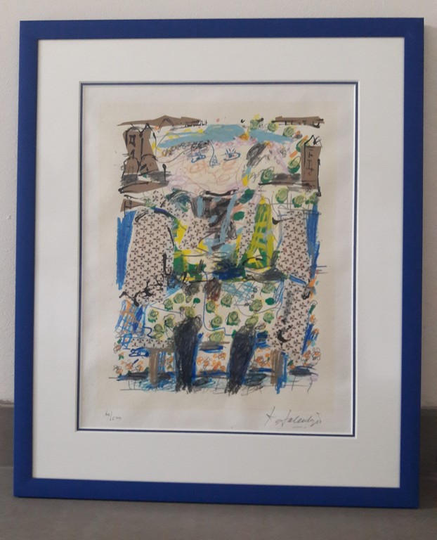 Kees Salentijn: kleurenlitho zonder titel kopen? Bied vanaf 1!