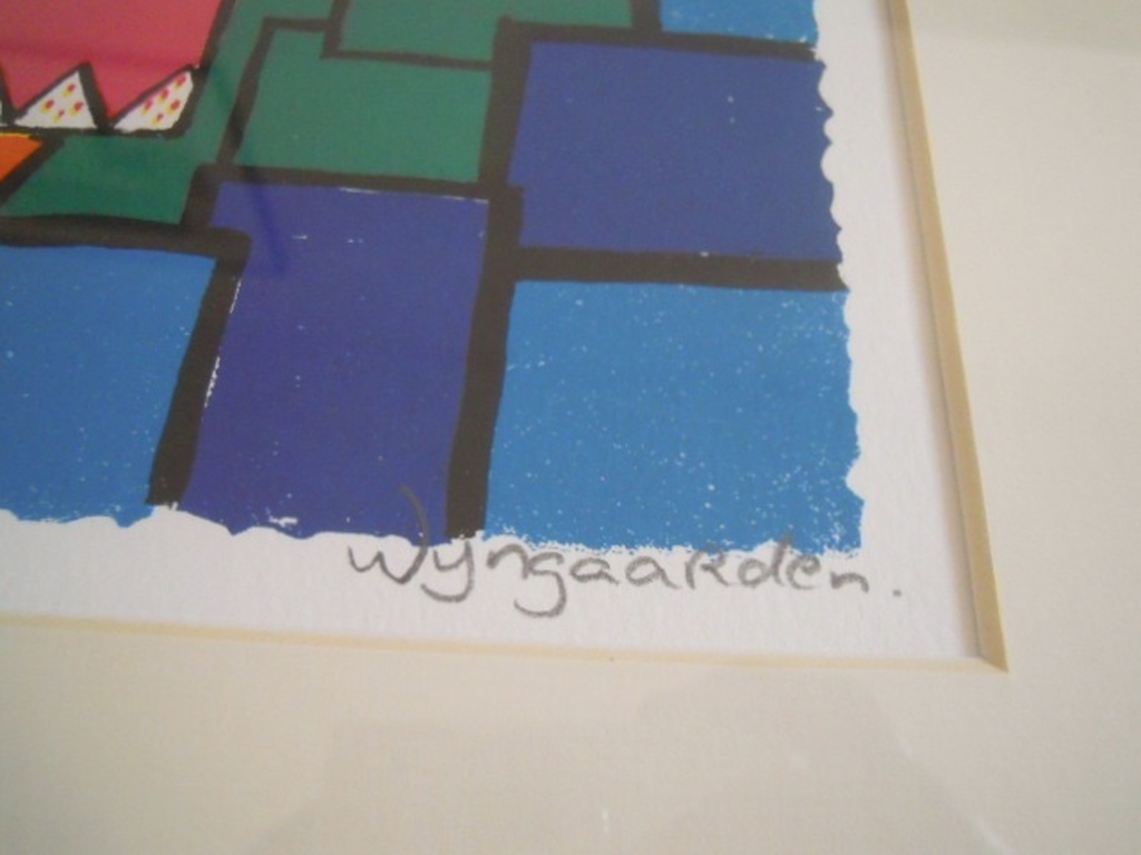 2 MAARTJE WIJNGAARDEN zeefdrukken 53 x 53 cm-gesigneerd. kopen? Bied vanaf 35!