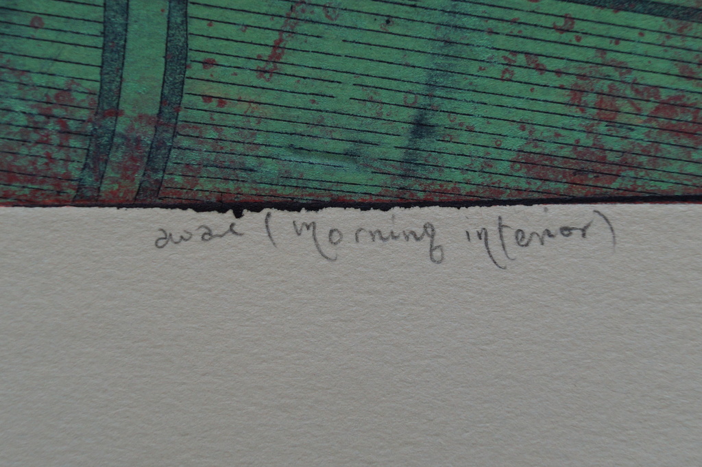 Mark Visione - gesigneerde ets - aware kopen? Bied vanaf 40!