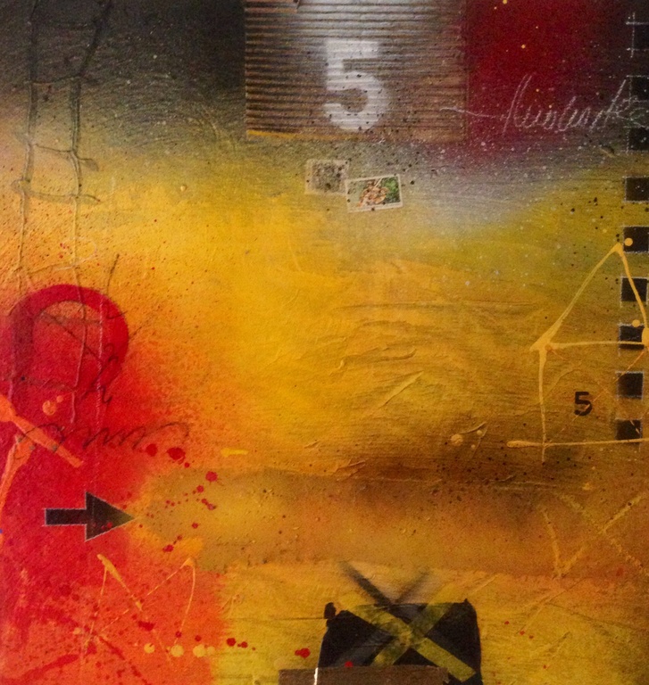 Theo koster schilderij titel: "5" verkocht voor € 70!