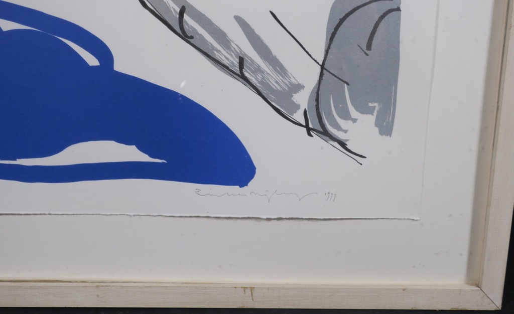 Rinke Nijburg: Litho, Ontmoeting - Ingelijst kopen? Bied vanaf 1!