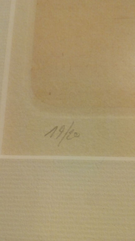 Bert de Keyser, ets, Naakt,22x25 techniek:'Dry needle etching'. Handgesigneerd.  kopen? Bied vanaf 1!