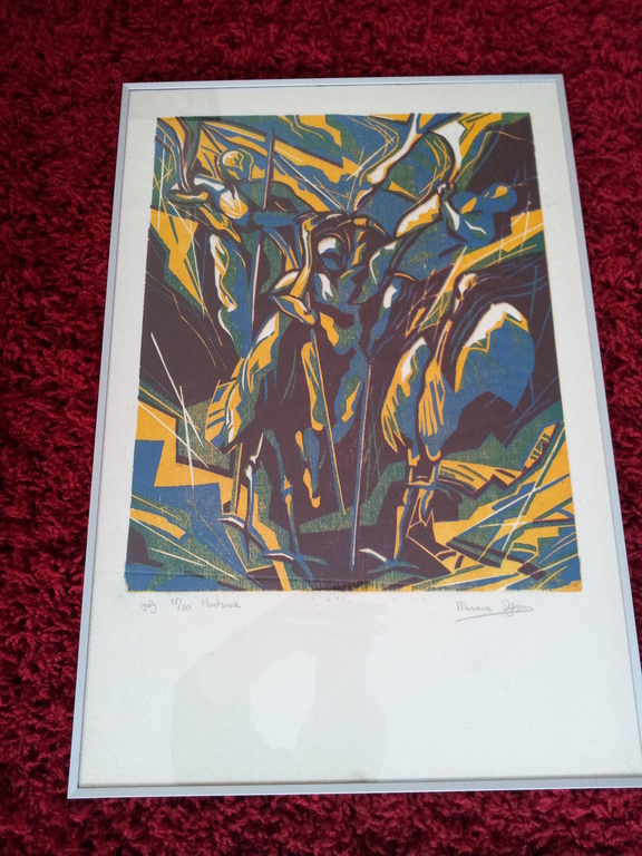 Marianne Dijkstra, Houtsnede, Steltlopers kopen? Bied vanaf 15!