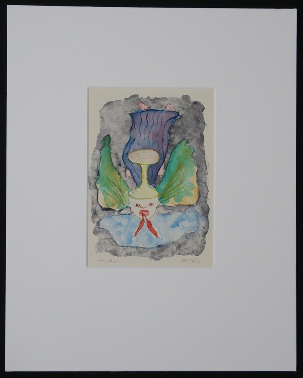 Hans Kuijs: Aquarel, Fantasie figuur kopen? Bied vanaf 1!