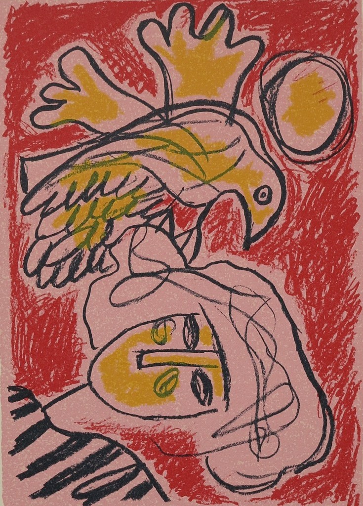 Corneille - handgesigneerde zeefdruk - oplage 199 ex. - 1987 verkocht voor € 150!