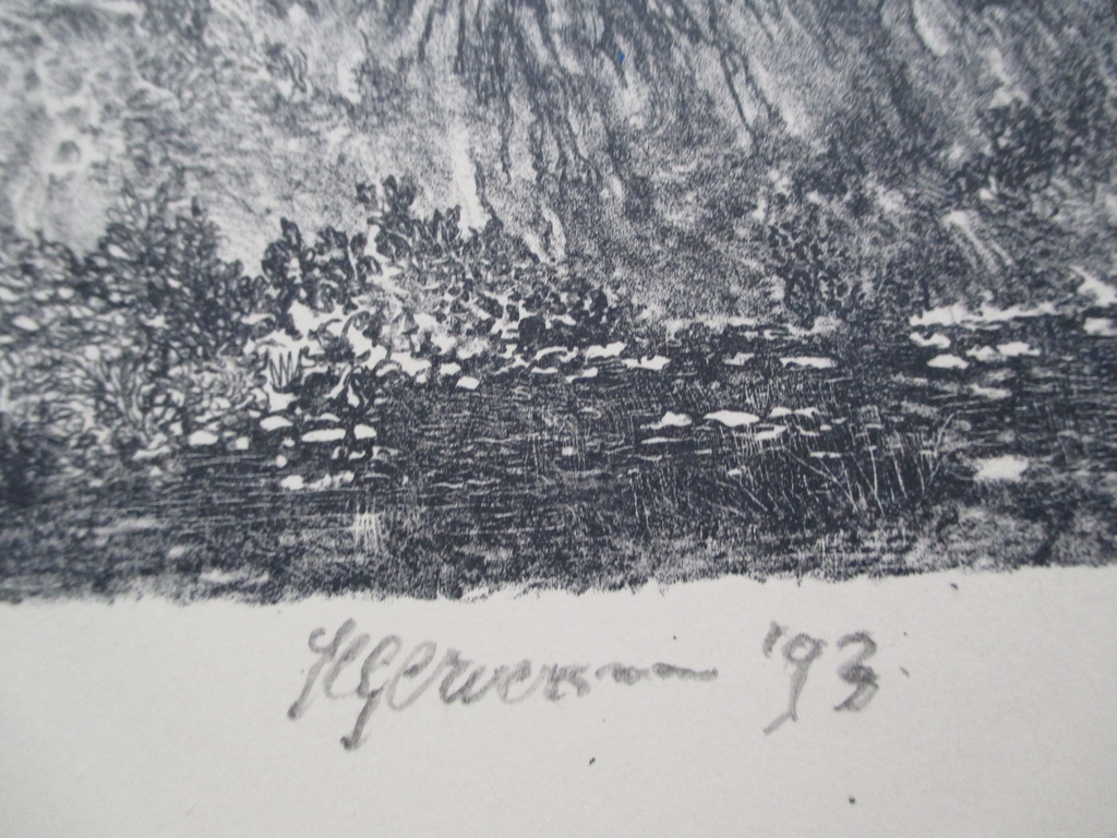 Onbekend gesigneerd, litho "Hamlet" '93 kopen? Bied vanaf 1!