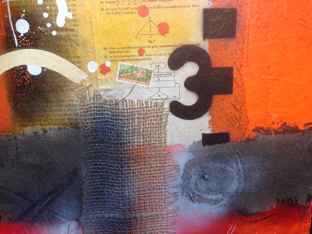 Theo koster,gemengde techniek, day in delhi kopen? Bied vanaf 1!