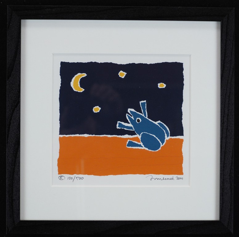 Hans Innemee: Zeefdruk, zonder titel kopen? Bied vanaf 50!