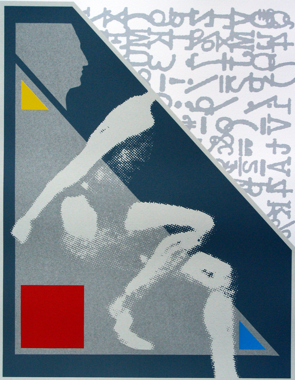 NIC BLANS (jr) - zeefdruk uit 1997 GESIGNEERD en mooi INGELIJST.  kopen? Bied vanaf 50!