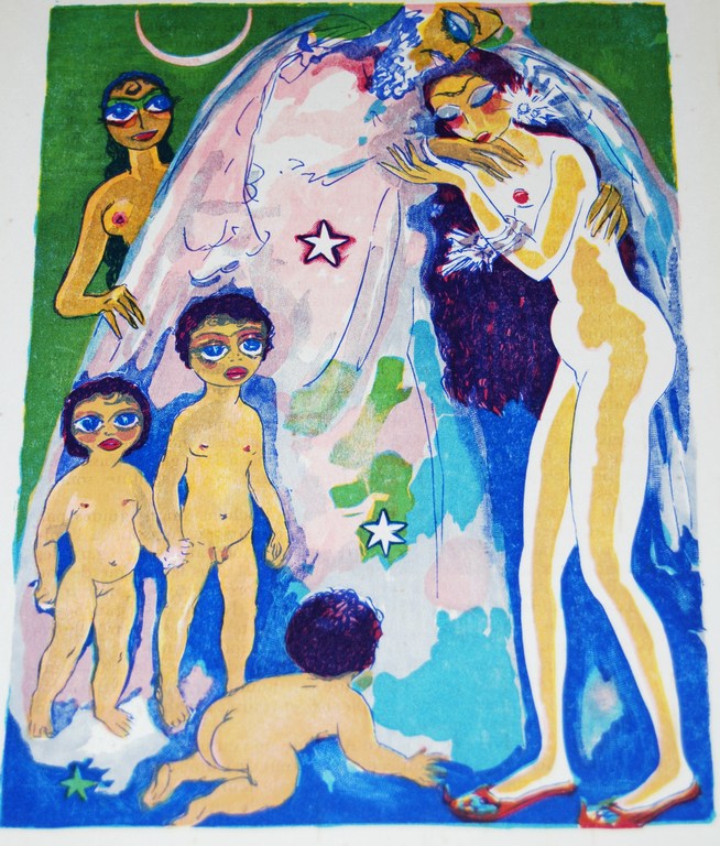 Kees van Dongen, Houtgravure Mille Nuits et un Nuit, 1955 verkocht voor € 50!