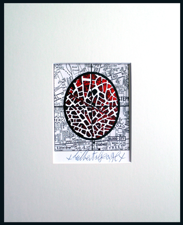 Gilbert & George - Blood City1998 - artcard - handgesigneerd kopen? Bied vanaf 39!