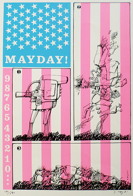 Shinkichi Tajiri - Mayday!, zeefdruk kopen? Bied vanaf 70!