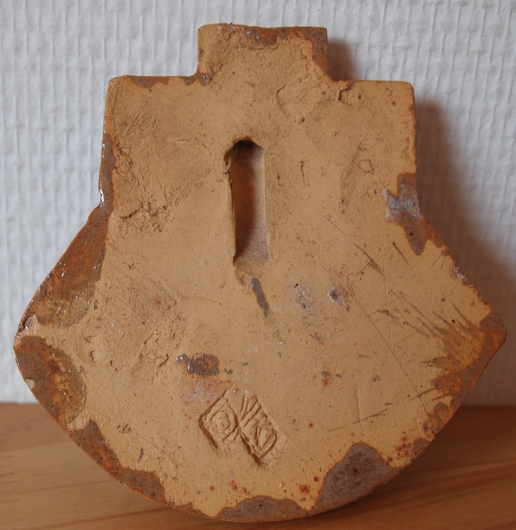 GIT Tegelen - art deco aardewerken wijwaterbakje kopen? Bied vanaf 1!