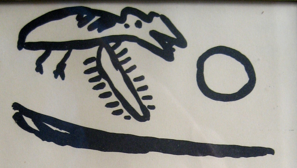 Carl Henning Pedersen, litho, gesign., 1944,UNIEK kopen? Bied vanaf 275!