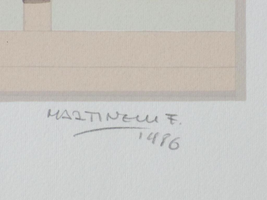 F.Martineu, La Dame de la Mer, Kleurenlitho kopen? Bied vanaf 1!