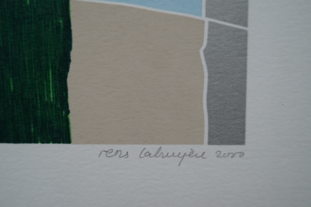 Rens Labruyère - gesigneerde zeefdruk - 10 ex. kopen? Bied vanaf 1!