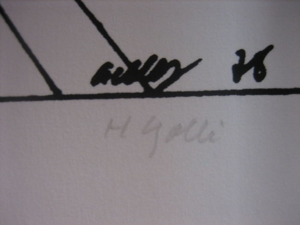 Harald Gallasch - Golei - Lithografie - Handgesigneerd - Oplage: 30 - 1978 kopen? Bied vanaf 1!
