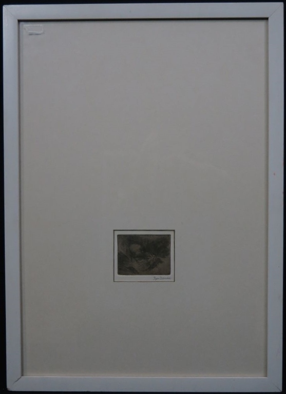 Poppe Damave: Ets, Zuigeling -Ingelijst (klein) kopen? Bied vanaf 1!