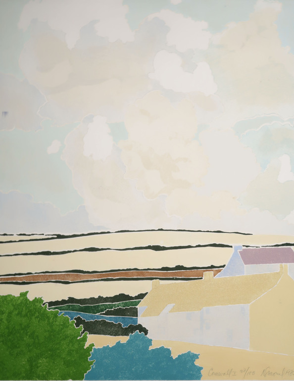 Barbara Newcomb: Ets, Cornwalll I verkocht voor € 55!