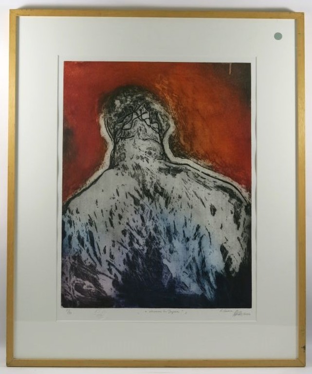 Ad Arma: Ets en aquatint, Dream in Japan I - Ingelijst kopen? Bied vanaf 80!