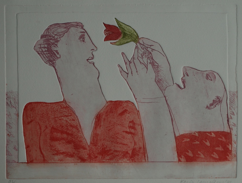 Karin Campfens : Ets, De tulp - 1983 kopen? Bied vanaf 20!