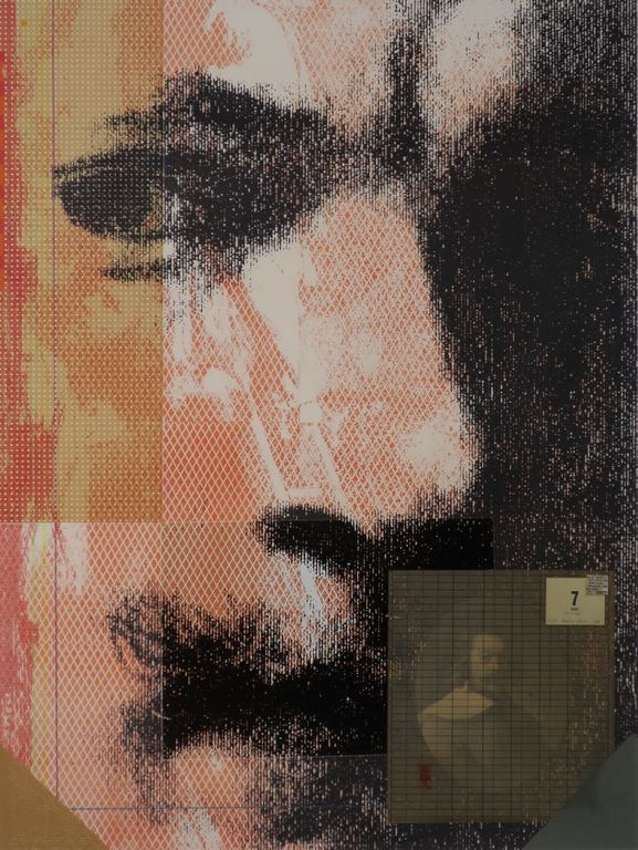 Harald Vlugt: Zeefdruk en collage, Summer - Ingelijst (Groot) kopen? Bied vanaf 35!