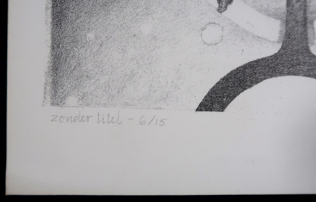 Onbekend gesigneerd: Litho, Zonder titel kopen? Bied vanaf 1!