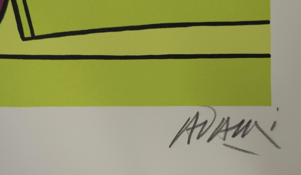 Valerio Adami: Zeefdruk, Studio per fantasia per violino kopen? Bied vanaf 35!