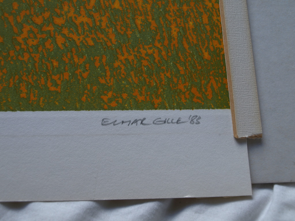 ELMAR GILLE  (1947) - Diepdruktechniek – Campo – Gesigneerd - 1983 kopen? Bied vanaf 50!