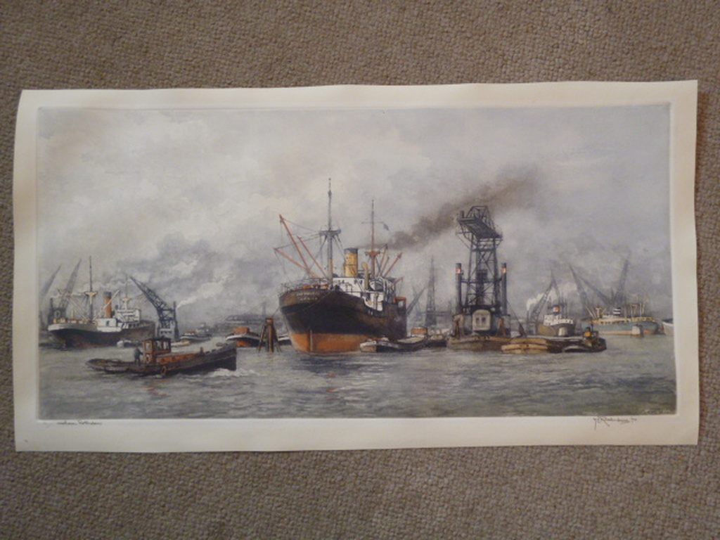 H.E.Roodenburg - kleurenets - Waalhaven Rotterdam kopen? Bied vanaf 165!