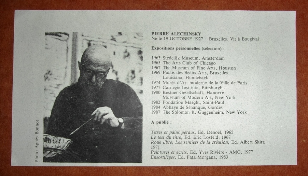 Pierre Alechinsky - Kleurenlitho - 1988 kopen? Bied vanaf 175!