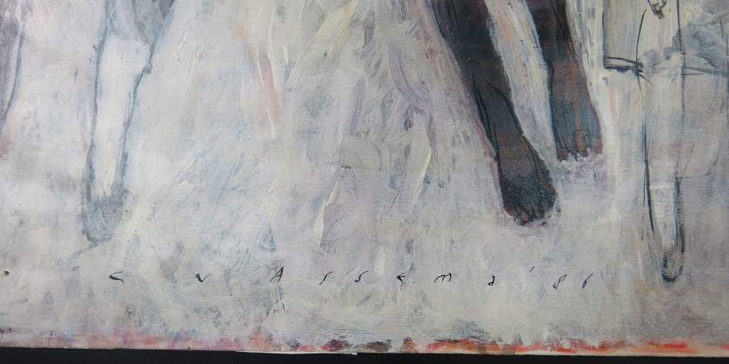 Co van Assema: Acryl op papier, Figuren kopen? Bied vanaf 1!