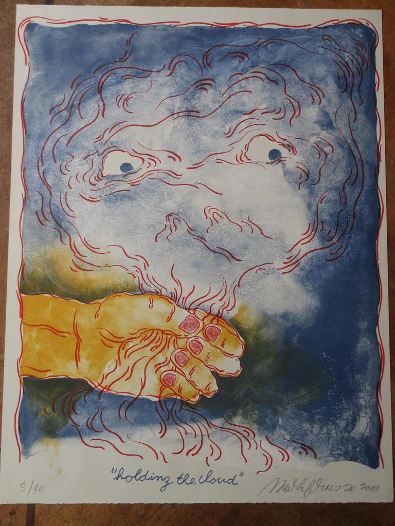 Mark Brusse, Holding the Cloud, Kleurenlitho kopen? Bied vanaf 1!