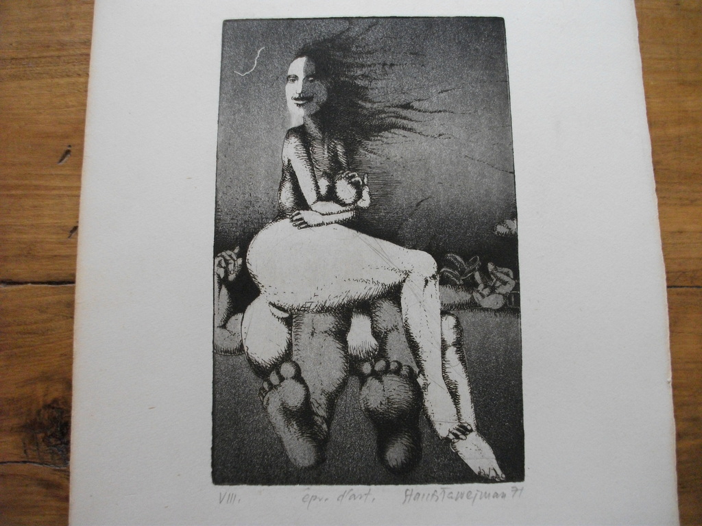 Wejman Stanislaw,ets, verkocht voor € 100!