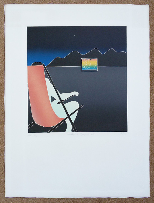 Thom de Jong - Watching the Olympics, aquatint ets kopen? Bied vanaf 30!
