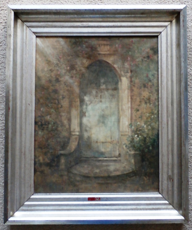Cornelis Vreedenburch, Ingelijst schilderij: Poortje, handgesigneerd kopen? Bied vanaf 450!