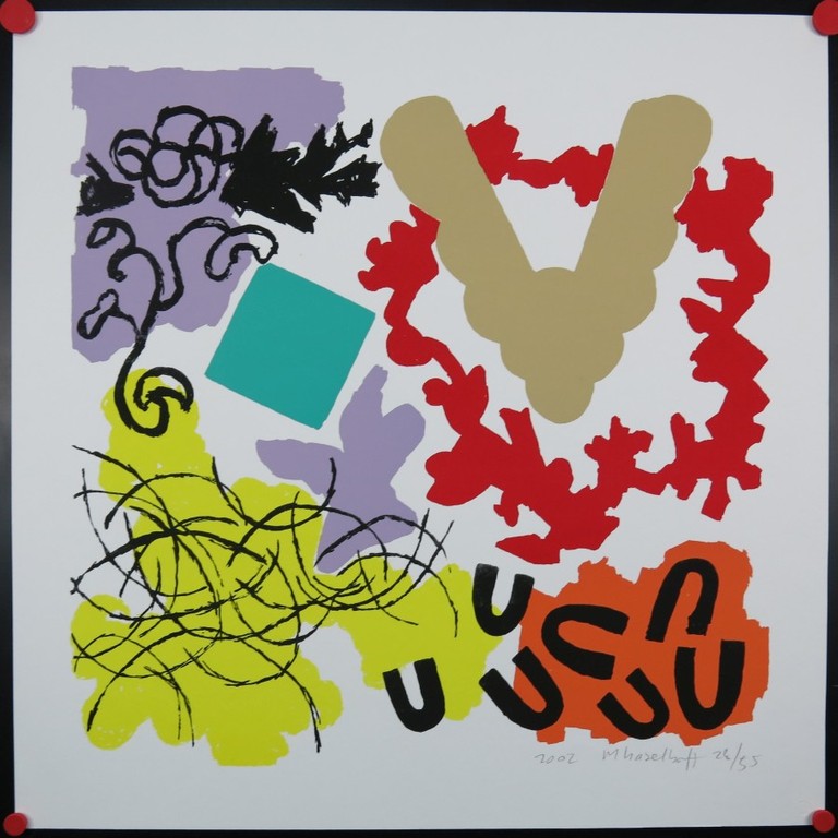 Marianne Haselhoff: Zeefdruk, Zonder titel (V) kopen? Bied vanaf 1!