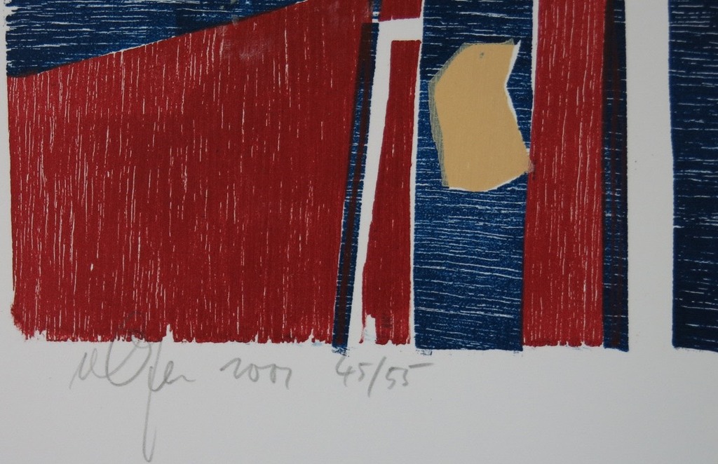 Vincent van Ojen: Houtsnede, Vaas met oranje lelies kopen? Bied vanaf 20!