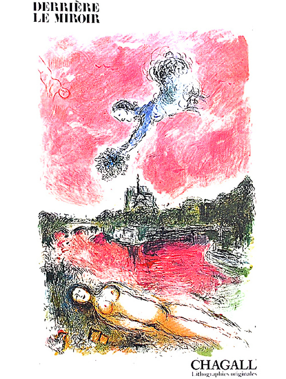 Marc Chagall , Vue sur Notre-Dame , mooi kerstkado kopen? Bied vanaf 1!
