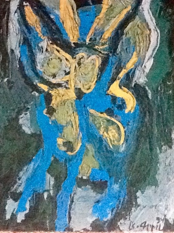 Karel Appel, Zeefdruk op linnen, Abstract kopen? Bied vanaf 175!