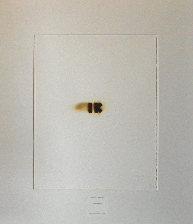 Jan van Munster - IK - Pyrografie verkocht voor € 125!