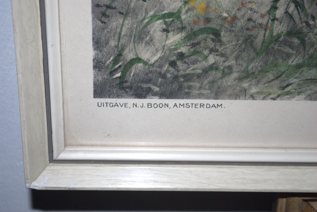 Najaarsstemming - handgekleurde litho topkwaliteit - leerling HW Mesdag kopen? Bied vanaf 40!