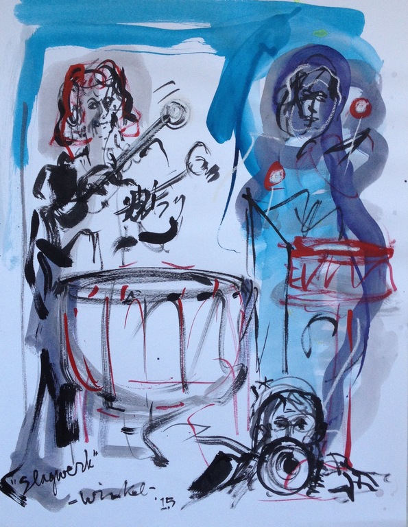 Arien Winkel - Concert - Origineel werk op papier  kopen? Bied vanaf 1!