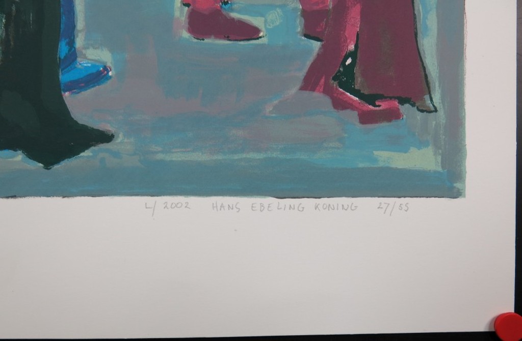 Hans Ebeling Koning: Litho, Bos L (groot) kopen? Bied vanaf 1!