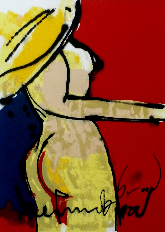 Herman Brood - zeefdruk: Naked Beauty kopen? Bied vanaf 375!