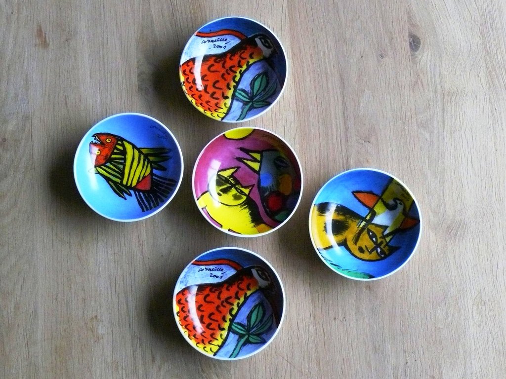 Schaaltjes van Corneille verkocht voor € 20!