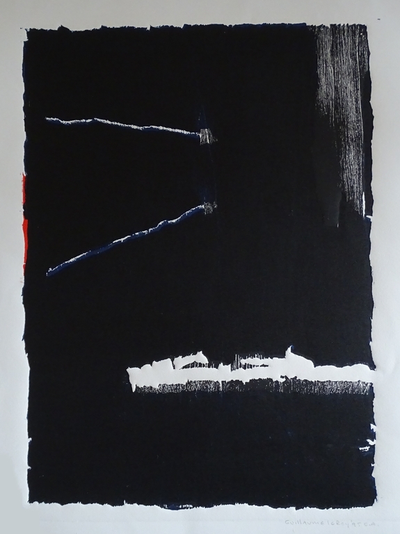 Guillaume le Roy, houtsnede, z.t.,1995 kopen? Bied vanaf 50!