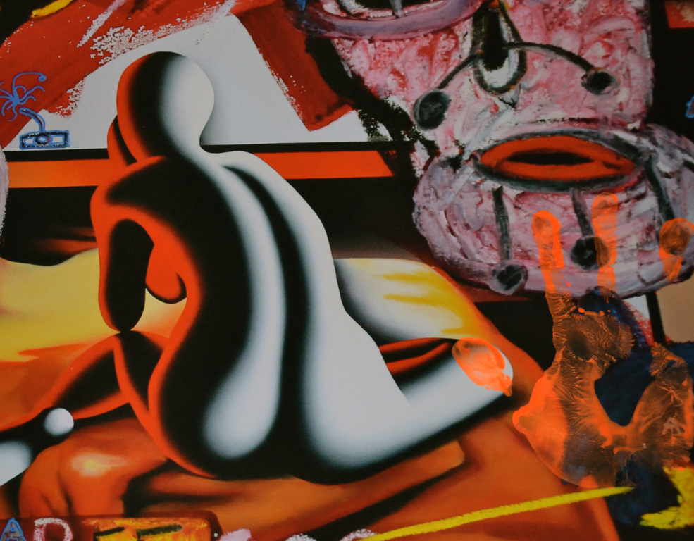 AcheterMark Kostabi en Paul Kostabi - Uniek met verf  bewerkte Giclee - 2x Handgesigneerd - 2013? Enchérissez de 200!